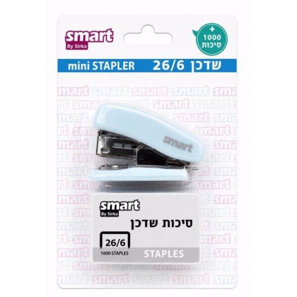 שדכן מיני 26/6+סיכות פסטל תכלת