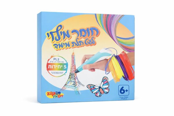 סט סלילים צבעוניים לעט תלת מימד