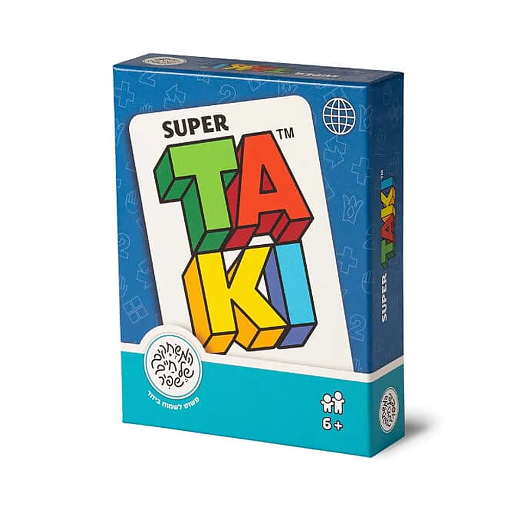 סופר טאקי - TAKI | משחק הקלפים המשפחתי של חיים שפיר