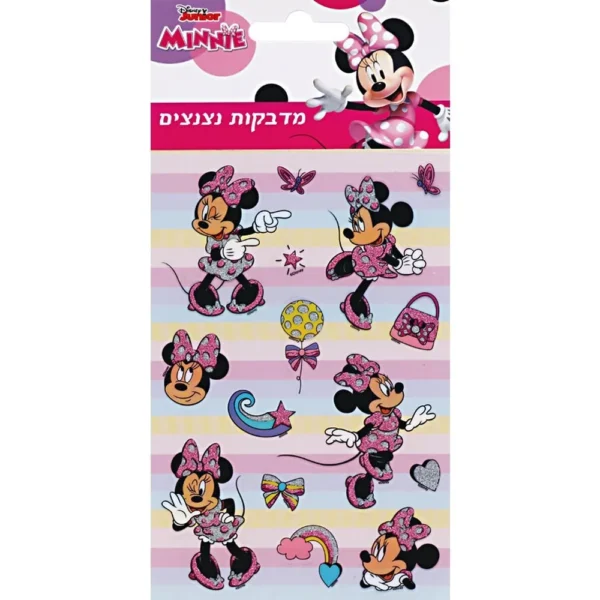 מדבקות נצנצים מיני מאוס