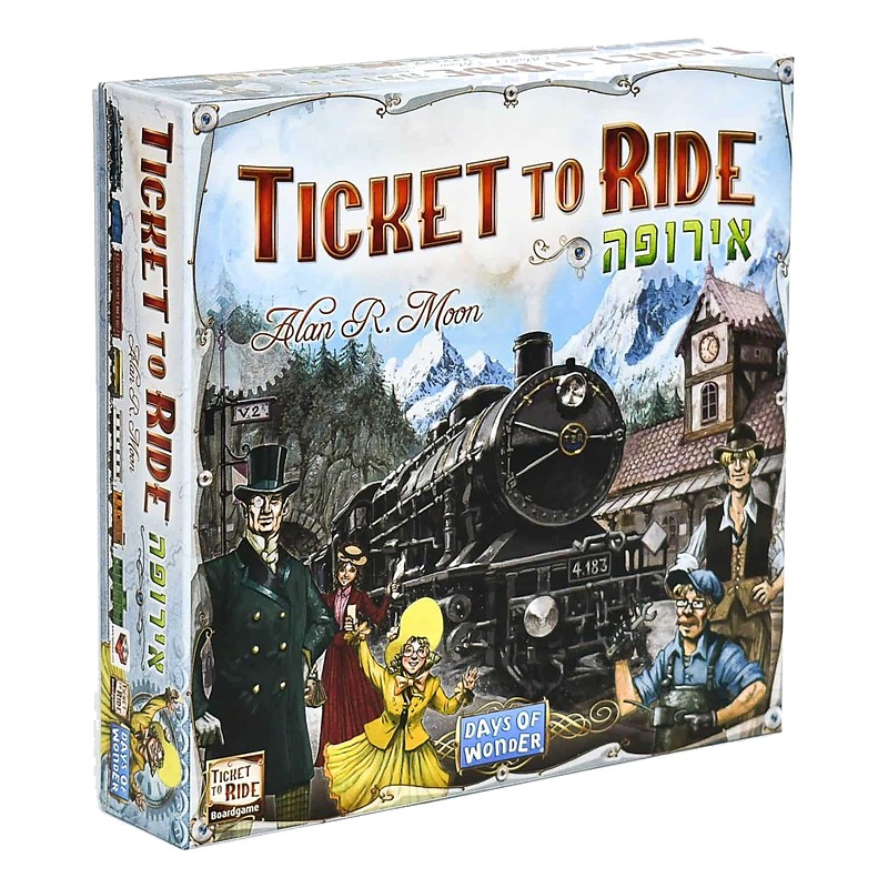 TICKET TO RIDE טיקט טו רייד אירופה