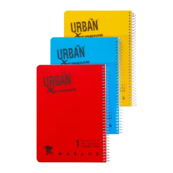 מחברת ספירלה URBAN צבע רגיל 1 נושא A5 חשבון [קטן]