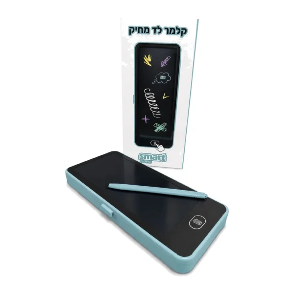 קלמר לד מחיק תכלת