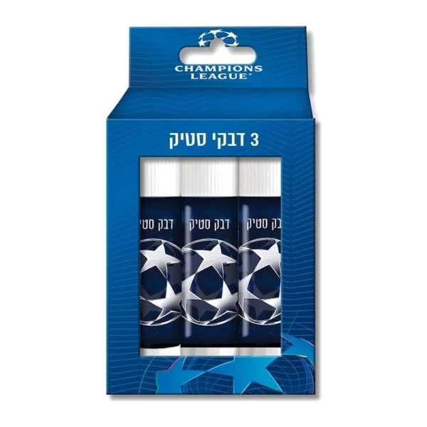 דבק סטיק 15 גרם ליגת האלופות שלוש יחידות